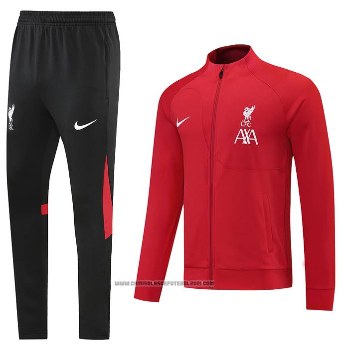 Jaqueta de Treinamento Liverpool 2022-2023 Vermelho